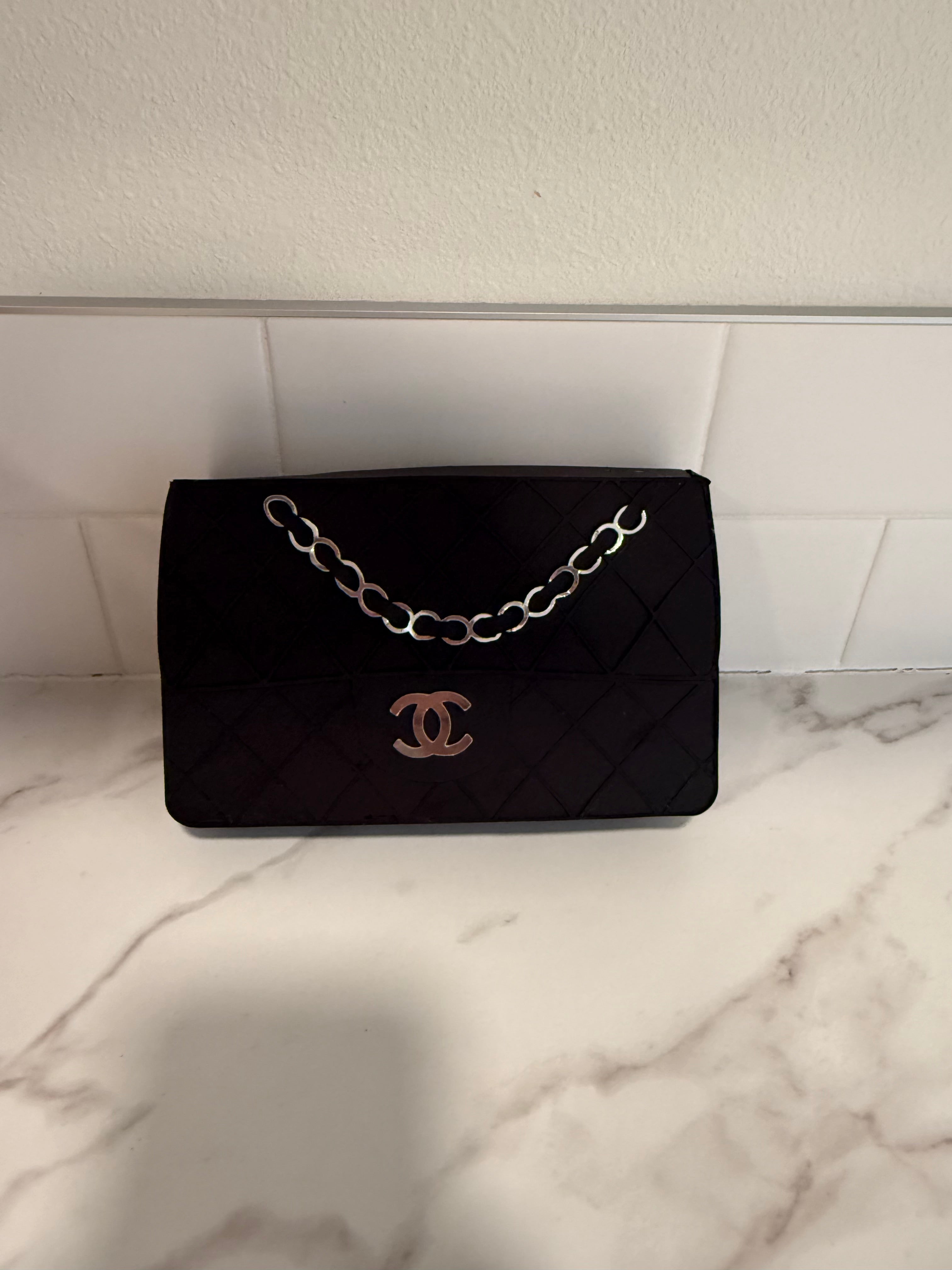 Black bag purse box