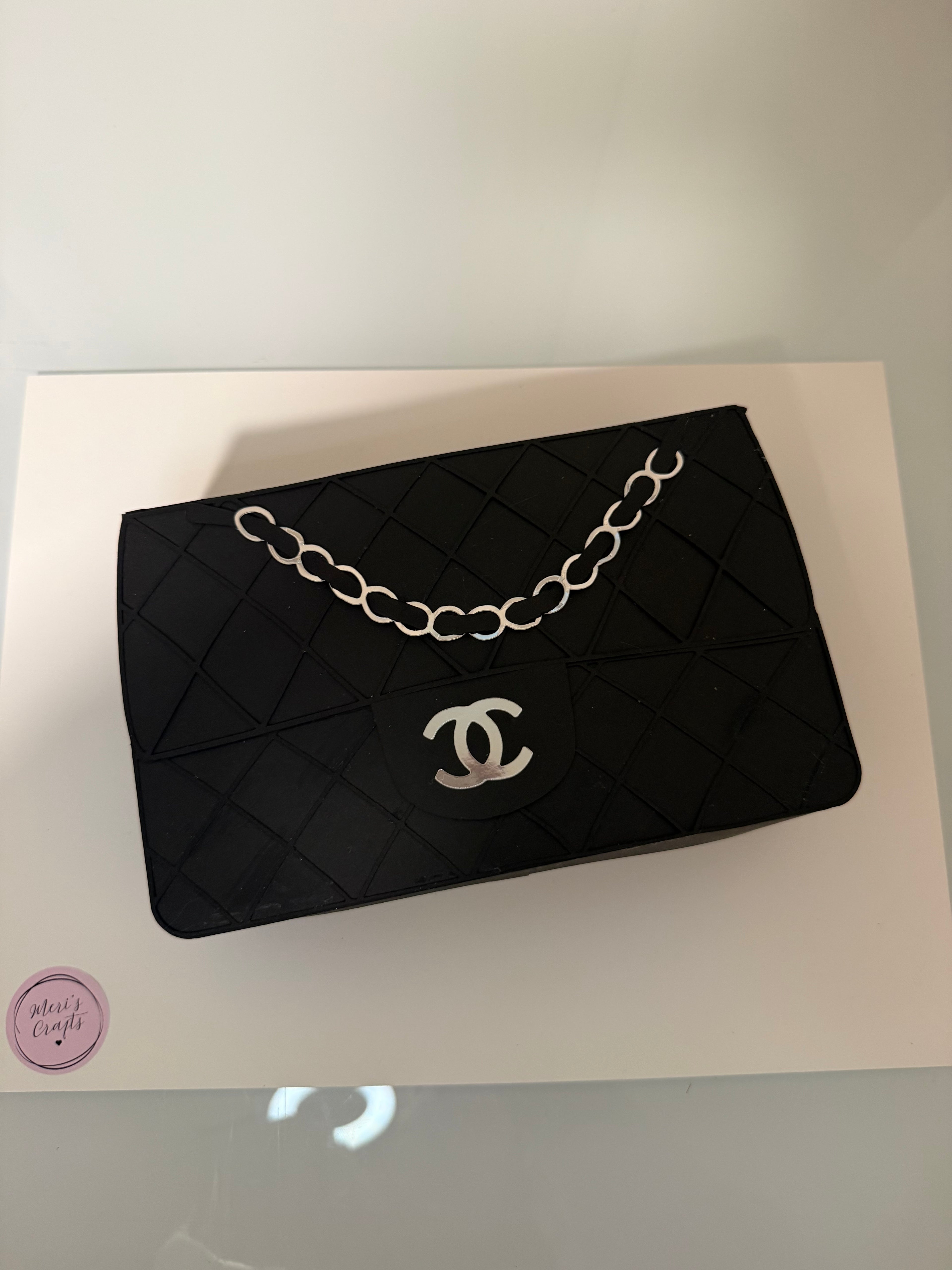 Black bag purse box